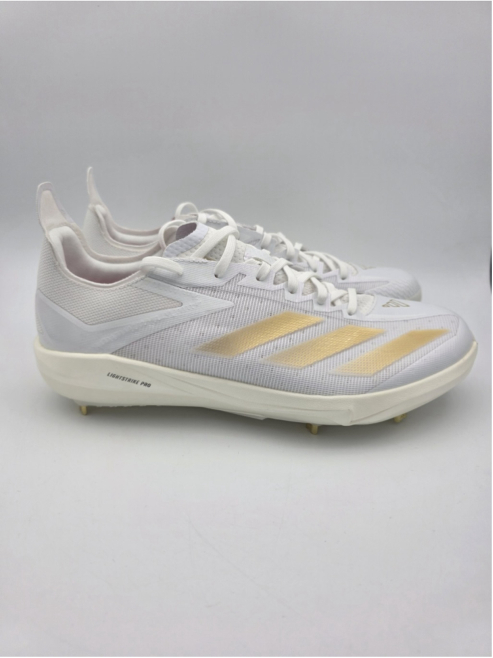 adidas Adizero Electric+ Baseball Cleats Cloud White IF3368 Men's Size 7.5